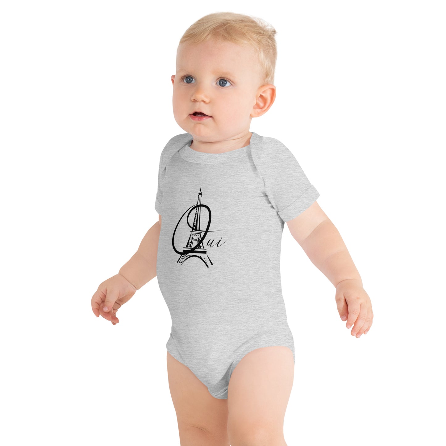 Baby short sleeve Paris Statue
